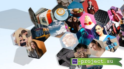 Videohive - 4K New Mosaic Photo Stomp - 37329749 - Project for After Effects