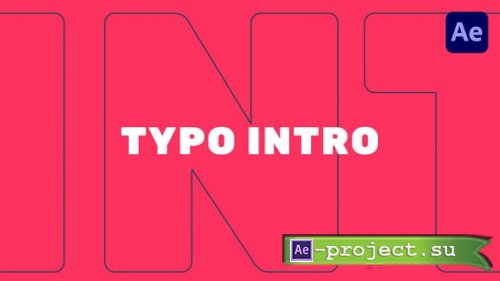 Videohive - New Typo Intro - 37333112 - Project for After Effects