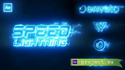 Videohive - Speed Lightning Intro Logo - 37345376 - Project for After Effects