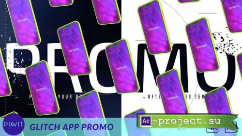 Videohive - Glitch App Promo - 37356067 - Project for After Effects