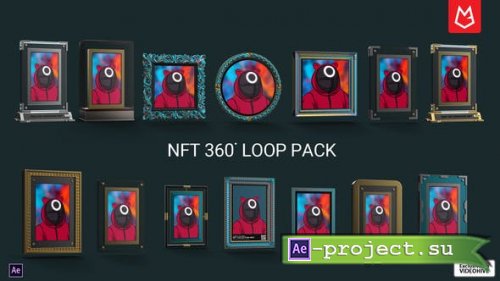 Videohive - NFT 360 Rotation Loop Pack - 37358362 - Project for After Effects