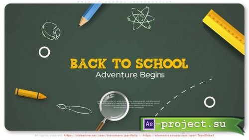 Videohive - Back To School Introduction - 37368670 - Project for After Effects