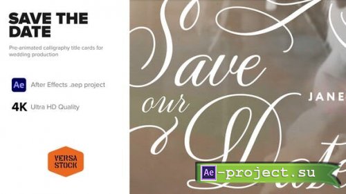 Videohive - Save the Date Titles - 37383652 - Project for After Effects