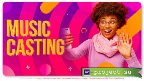 Videohive - Music Casting Intro - 37398014 - Project for After Effects