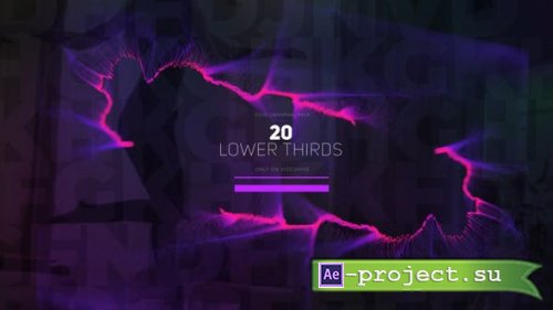 Videohive - Particles and Modern Lower Thirds - 37373166 - Project for After Effects