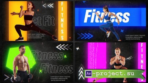 Videohive - Burn Fitness And Sports Slideshow - 37437249 - Project for After Effects