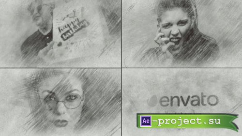 Videohive - Pencil Sketch/Scribble Drawing Logo - 32141213 - Project for After Effects