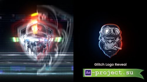 Videohive - Glitch Logo Reveal - 36321940 - Project for After Effects