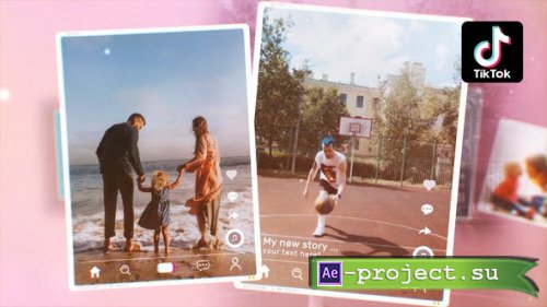 Videohive - 4K Slideshow TikTok Video - 33346072 - Project for After Effects