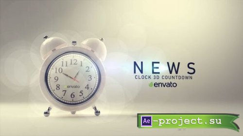 Videohive - News Clock Logo - 36404285 - Project for After Effects