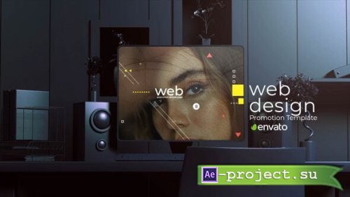 Videohive - Monitor MockUp Web Promo - 36947434 - Project for After Effects