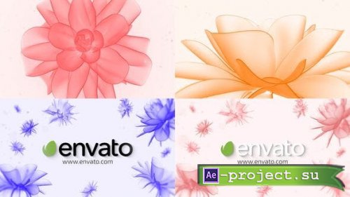 Videohive - Flower Logo Reveal - 28161360 - Project for After Effects