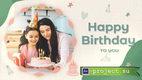 Videohive -  Fun Happy Bithday Slideshow - 37173913 - Project for After Effects