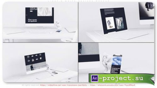 Videohive - Light N White Devices Mockup - 37471138 - Project for After Effects