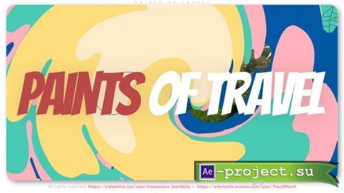 Videohive - Paints Of Travel - 37471423 - Project for After Effects