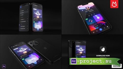 Videohive - App Presentation | Phone 13 Pro Mockup - 37467544 - Project for After Effects