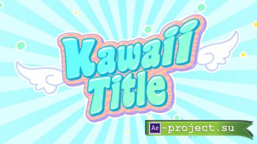 Videohive - Kawaii Title & Logo - 37485747 - Project for After Effects