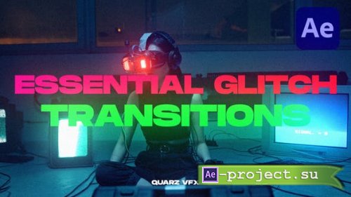 Videohive - Essential Glitch Transitions for After Effects - 37432388 - Project for After Effects
