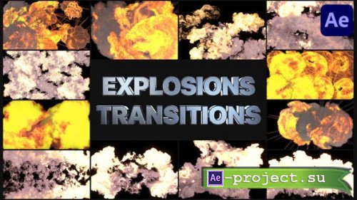 Videohive - Explosion Transitions for After Effects - 37500780 - Project for After Effects