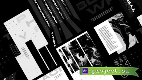 Videohive - Typography black white stories - 37375322 - Project for After Effects