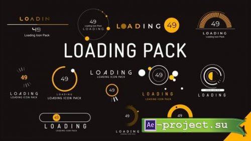 Videohive - Loading Icon Pack - 36065051 - Project for After Effects