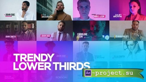 Videohive - Trendy Lower Thirds 37429749 - Project For Final Cut & Apple Motion