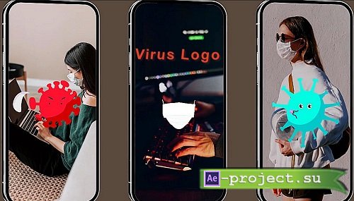 Videohive - Virus Logo Pack 37649425 - Project For Final Cut & Apple Motion
