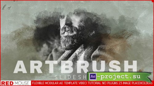 Videohive - Art Brush Slideshow - 21539315 - Project for After Effects
