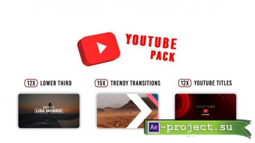 Videohive - Youtube Pack - 31759622 - Project for After Effects