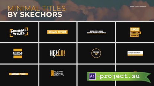 Videohive - Simple Titles 3.0 | After Effects - 37527319 - Project for After Effects 