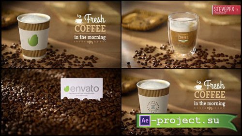 Videohive - Coffee AE Mockup | Cappuccino Coffee to Go Business Card - 19811435