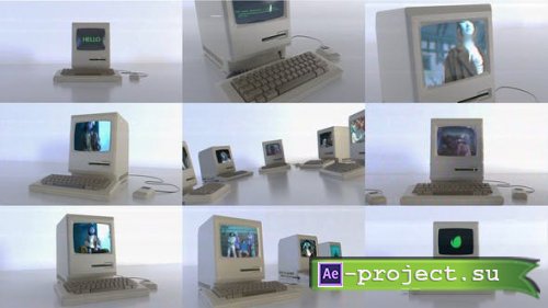 Videohive - Old Computer Opener - 37534674 - Project for After Effects