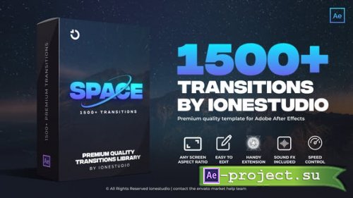 Videohive - 1500+ Transitions for After Effects - 37533954 - Project & Script for After Effects