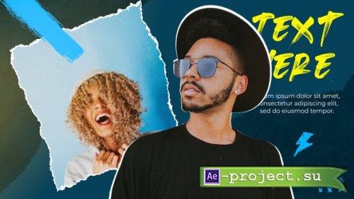 Videohive - Funky Graphical Slideshow - 37558675 - Project for After Effects