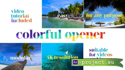 Videohive - Colorful Intro - 37559201 - Project for After Effects 