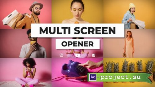 Videohive - Dynamic Multi Screen Opener - 36334777 - Project for After Effects