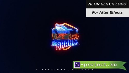 Videohive - Neon Glitch Logo - 37569624 - Project for After Effects