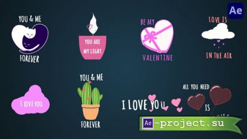 Videohive - Valentine's Day text animations [After Effects] - 37569129 - Project for After Effects