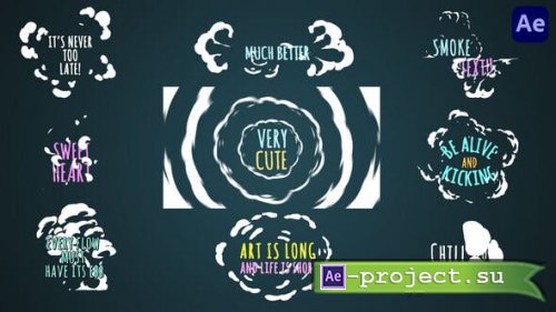 Videohive - Smoke Cartoon Titles [After Effects] - 37584671 - Project for After Effects