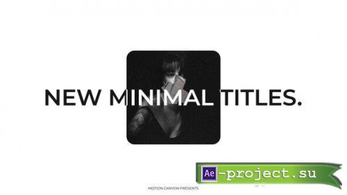 Videohive - Minimal Titles. - 37574477 - Project for After Effects