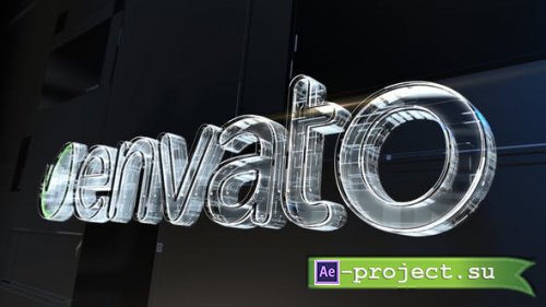 Videohive - Glass logo - 23097472 - Project for After Effects