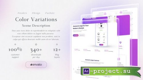 Videohive - Glass Website Presentation - 37546935 - Project for After Effects