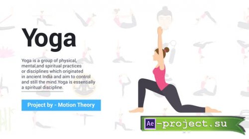 Videohive - Yoga Icons - 37622544 - Project for After Effects