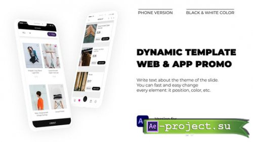Videohive - Dynamic Phone App Promo - 25293649 - Project for After Effects