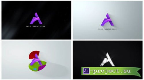 Videohive - Minimal Clean Logo Reveal 4 in 01 - 37613892 - Project for After Effects