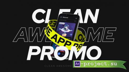 Videohive - Big Typo App Promo - 37642614 - Project for After Effects