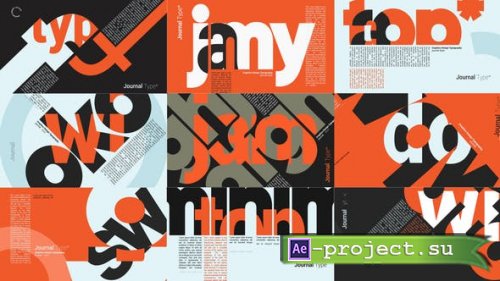 Videohive - Journal Typography - 37642525 - Project for After Effects