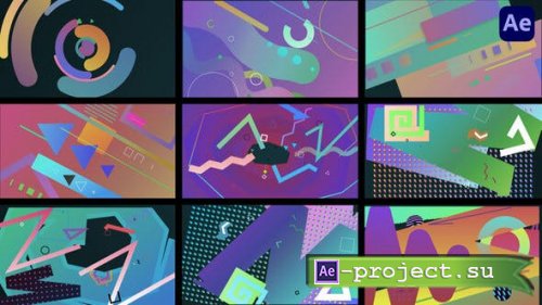Videohive - Colorful Shape Transitions #2 [After Effects]- 37640998 - Project for After Effects