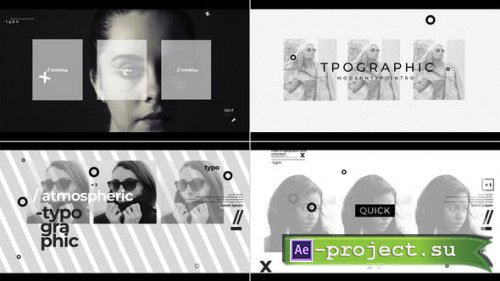 Videohive - Modern Typographic Intro - 37642533 - Project for After Effects