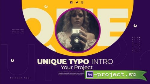 Videohive - Modern Typo Opener - 37640604 - Project for After Effects